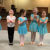 girls' ballet class