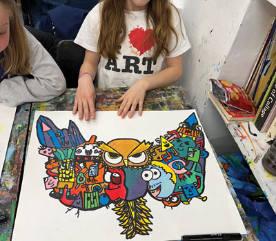 Arty owl