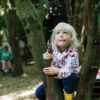 girl in forest