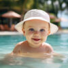 baby swimming