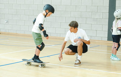 skateboard lesson