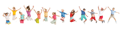 jumping children