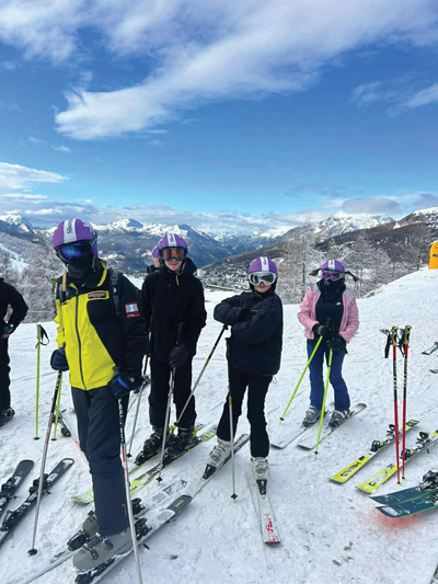 group ski trip